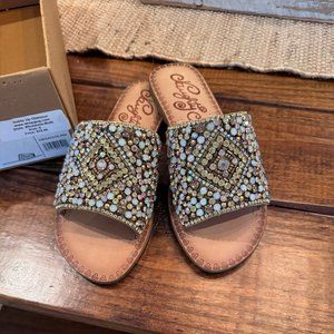 Naughty Monkey Jeweled Sandals